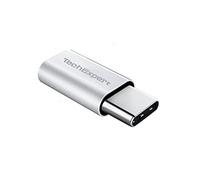 TechExpert Adaptateur USB C vers Micro USB Femelle USB 2.0 argenté