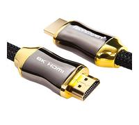 TechExpert Câble hdmi 2.1 8K 4K 120Hz Professionnel Ultra HD 2160p 4m 3D HDR 48GB/Sec eArc
