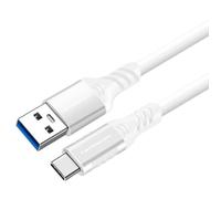 TechExpert Cable usb A vers usb C 3.2 gen2 vitesse maxi 10Gbps charge jusqu'à 60W 20V/3A blanc