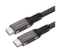 TechExpert Cable usb C vers usb C 3.2 gen2 vitesse maxi 10Gbps charge jusqu'à 60W 20V/3A (CC noir 1M)