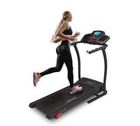 Techfit MT125 Tapis de Course Motorisé Electrique, Système de Pliage Hydraulique, 2.5 HP, Surface de Roulement 1200x400mm, Support de Tablette, Bluetooth, Lecteur MP3, USB