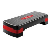 TechFit Stepper Aérobic Ajustable avec 2 Trepieds - Hauteur Réglable, Surface Antidérapante, Poids Max 120kg, Pliable, Compact, Idéal pour Entraînement Cardio et Musculation à Domicile