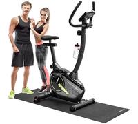TechFit Tapis pour Équipements De Fitness 1 Pièce - Tapis De Protection Sol Antidérapant 173x61x0,6 cm pour Vélo Elliptique, Tapis De Course, Rameur, Home Trainer, Appareils Fitness, Abdos, Yoga