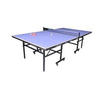 TechFit Tavolo da Ping Pong per Interni - Dimensioni tornei, Robusto Pannello in Resina melaminica da 4mm con Strato Protettivo AntiGraffio,Pieghevole, T15N