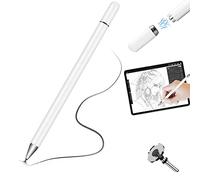 TECHGEAR 1x Stylet, Stylet Pointe Fine pour Écran Tactile Haute Sensibilité Disque Capacitif Universel iPad Crayon Compatible avec iPad 10.2/Mini/Pro/iPhone/Android/Smartphone/Samsung/Tablette