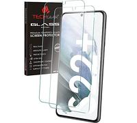 TECHGEAR 2 Pack Glass Edition Compatible avec Samsung Galaxy S22 Plus / S22+ 5G, Housse de Protection d'écran en Verre trempé [2.5D Round Edge] [Dureté 9H] [Crystal Clarté] [Anti-Rayure] [sans Bulle]