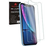 TECHGEAR [2 Pack iPhone 11 / XR Verre, Protecteur d'Écran Original en Verre Trempé Compatible pour iPhone 11 / XR