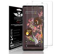 TECHGEAR 2 Pack protecteur d'écran convient au Google Pixel 7 [Screen Angel] [Identification d'empreintes digitales] [Compatible avec les coques] [Couverture d'écran complète] Film TPU