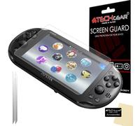 TECHGEAR [2 Pack] Protection d'Écran pour PlayStation PS Vita Slim, Film de Protection Ultra Clair avec Chiffon et Carte d'Application Compatible pour Sony PlayStation PS Vita Slim/Vita 2000
