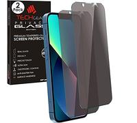 TECHGEAR 2 Pack Protection Écran Anti Espion Compatible avec iPhone 16e, iPhone 14, iPhone 13/13 Pro - Protecteur d'Écran Verre de Confidentialité en Verre Trempé Anti-Espion