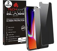 TECHGEAR [2 pack] Protection Écran Anti Espion pour iPhone 11 Pro - Protecteur d'Écran Verre de Confidentialité en Verre Trempé Anti-Espion Compatible avec iPhone 11 Pro 5.8