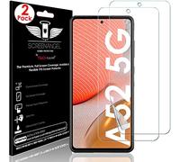 TECHGEAR 2 Pack Protection Écran Compatible avec Samsung Galaxy A52/A52s/A53 5G [ghostSHIELD] Film Protecteur Écran en TPU avec Protection Totale de l’Écran, y Compris les Bords Incurvés