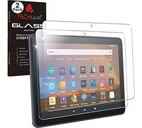 TECHGEAR 2 Pack Protection Écran en Verre Trempé Compatible avec Amazon Fire HD 8, HD 8 Plus (2024/2022/2020 14e/12e/10e Génération) Tablette - Protecteur Vitre [9H] [Anti Rayures]