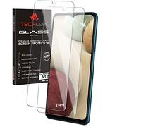 TECHGEAR 2 Pack Protection Écran en Verre Trempé Compatible avec Samsung Galaxy A13, A12, A32 5G, A22 5G, A02s, A03, A03s, M12, Protecteur d'Écran en Verre Trempé [2.5D Bord Arrondi] [9H]