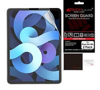 TECHGEAR 2 Pack Protection Ecran pour iPad Air 4 [10.9 Pouces 4e génération] Film de Protection Écran Ultra Clair avec Chiffon de Nettoyage & Carte d'Application pour iPad Air 4 2020 Dernier Modèle