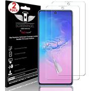 TECHGEAR 2 Pack Protection Ecran Samsung Note 10 Lite [Screen Angel Édition] [Prise en charge des empreintes digitales à l'écran][Case Friendly] [Anti-bulle] [Film HD TPU, couverture d'écran complète]
