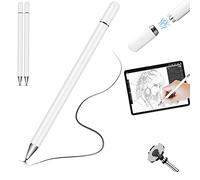 TECHGEAR 2X Stylet, Stylet Pointe Fine pour Écran Tactile Haute Sensibilité Disque Capacitif Universel iPad Crayon Compatible avec iPad 10.2/Mini/Pro/iPhone/Android/Smartphone/Samsung/Tablette