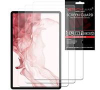 TECHGEAR 3 Pack Protection d'Écran pour Galaxy Tab S8 Plus 12,4 Pouces (SM-X800 / SM-X806), Film de Protection Écran Ultra Clair Compatible avec Samsung Galaxy Tab S8 Plus 2022