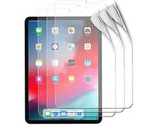 TECHGEAR 3 Pack Protection d'Écran pour iPad Pro 12.9 (6ème 5ème 4ème 3ème Génération), Film de Protection Ultra Clair Compatible pour Nouvel iPad Pro 12,9 pouces 2022/2021/2020