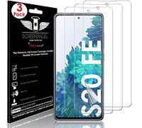 TECHGEAR 3 Pack Protection Écran Compatible avec Samsung Galaxy S20 FE [ghostSHIELD] Film Protecteur d'Écran en TPU avec Protection Totale de l’Écran y Compris les Bords Incurvés, Protection Complète