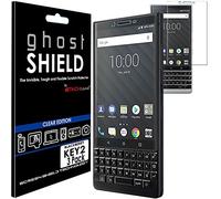 TECHGEAR [3 Pack] Protection Écran pour BlackBerry Key2 [ghostSHIELD] Film de Protection Souple en TPU avec Protection Totale de l’Écran Compatible pour BlackBerry Key2 [Protection 3D Bords Incurvés]