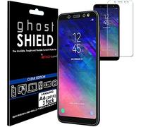 TECHGEAR [3 Pack] Protection Écran pour Galaxy A6 [ghostSHIELD] Film de Protection Souple en TPU avec Protection Totale de l’Écran Compatible pour Samsung Galaxy A6 (SM-A600)
