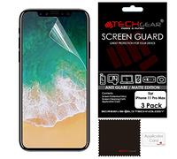 TECHGEAR [3 Pack] Protection Ecran pour iPhone 11 Pro Max - Film de Protection d'Écran Anti Reflet Mat avec Chiffon de Nettoyage et Carte d'Application Compatible avec iPhone 11 Pro Max