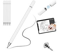 TECHGEAR 4X Stylet, Stylet Pointe Fine pour Écran Tactile Haute Sensibilité Disque Capacitif Universel iPad Crayon Compatible avec iPad 10.2/Mini/Pro/iPhone/Android/Smartphone/Samsung/Tablette