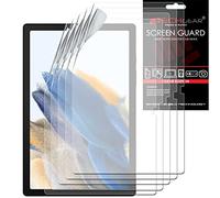 TECHGEAR 5 Pack Protection d'Écran pour Galaxy Tab A8 10.5 Pouces (SM-X200 / SM-X205), Film de Protection Écran Ultra Clair Compatible avec Samsung Galaxy Tab A8 2021