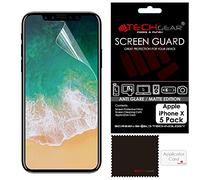 TECHGEAR [5 Pack] Protection d'Écran pour iPhone 11 Pro, iPhone XS - Film de Protection d'Écran Anti Reflet/Mat avec Chiffon et Carte d'Application Compatible pour iPhone 11 Pro, iPhone XS, X