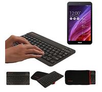 TECHGEAR® [Active grève (S)] slim line étui clavier sans fil Bluetooth avec étui de transport Active Strike (M) noir - noir