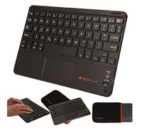 TECHGEAR [Active Strike Pro Slim Clavier QWERTY UK sans fil Bluetooth avec pavé tactile souris pour Samsung Galaxy Tab A7 Lite 8.7 SM-T220 Series, Tab A9 8.7 SM-X110 Series (étui de transport pour