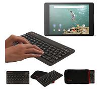 Techgear® [Active Strike (s)] fin UK clavier sans fil Bluetooth avec étui de transport Active Strike (M) noir