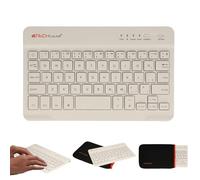 TECHGEAR [Active Strike (S) Slim Line Clavier britannique Qwerty sans fil Bluetooth avec étui de transport pour Samsung Tab S6 Lite 10.4, Tab A 10.5, Tab S6 10.5, Tab A 10.1 2019, Tab S5e, Tab S4 S3
