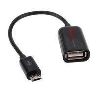 TECHGEAR® Adaptateur micro USB OTG pour hôte USB micro 5 broches vers USB femelle pour Nexus 7, Nexus 7 2 2013, Nexus 10, Motorola Xoom, Samsung Galaxy Tab 3 8.0 10.1", S4, S3, S2, Note, Note 2, Note 3, Note 8.0 10.1" 2014, HTC One, Toshiba TG01, Tesco Hudl, Archos G9