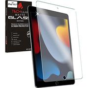 TECHGEAR Anti éblouissement MAT Verre pour iPad 10.2 2021/2020 / 2019 [9ème 8ème 7ème génération] MATTE Anti Glare Protecteur d'Écran Mat Anti Reflet en Verre Trempé Compatible avec iPad 10,2 pouces