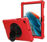 TECHGEAR Bumper Coque Compatible avec Samsung Galaxy Tab A8 2021 10.5 (SM-X200/X205) Coque de Protection Caoutchouc Résistante aux Chocs avec Bords et Coins Renforcés + Film de Protection, Rouge