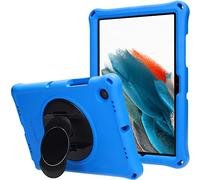 TECHGEAR Bumper Coque Compatible avec Samsung Galaxy Tab A8 2021 10.5 (SM-X200/X205) Coque de Protection Caoutchouc Résistante aux Chocs avec Bords et Coins Renforcés + Film de Protection, Bleu