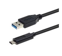 TECHGEAR Câble Chargeur/Transfert de Données USB C vers USB 3.1 (30cm) pour Appareils USB Type-C Compatible avec iPad Pro 12.9 ET iPad Pro 11 2021/2020/2018 [Noir]