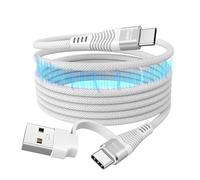 TECHGEAR Câble de charge magnétique 2 en 1 100 W USB A/C vers USB C, charge rapide, 5 A, compatible avec MacBook Pro/Air, iPad Air/Pro 2024, iPhone 16, Galaxy S25 Ultra, Pixel 9, PS5, Switch (2 m)