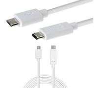 TECHGEAR Câble USB Type C vers Micro USB (2m) - pour Appareils USB Type C Compatible pour nouevau MacBook, ChromeBook Pixel et Autres Appareils Compatibles [Blanc]
