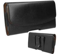 TECHGEAR Capsule Housse de Protection Universelle pour Smartphone, Faux Cuir Pochette avec Clip de Ceinture et Boucle pour Oppo A55, A15, A16, A35, A53s, A54, A93, Find X3 Pro, Reno 4 Z, etc