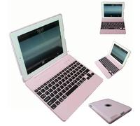 Techgear® Clavier sans Fil Bluetooth Coque Support avec 4000 mAh Banque d'alimentation Batterie pour iPad 2, iPad 3 et iPad 4 Rose