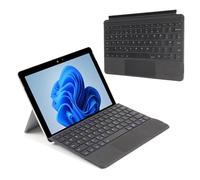 TECHGEAR Clavier Surface Go pour Microsoft Surface Go 1 2 3 4, clavier Bluetooth fin sans fil, rétroéclairage 7 couleurs, pavé tactile multi-touch de précision, QWERTY