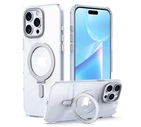 TECHGEAR Coque avec support pour iPhone 16 Pro [anneau Fusion Armour] de qualité supérieure, hybride, robuste, robuste, magnétique, béquille, compatible avec MagSafe pour iPhone 16 Pro 6,3",