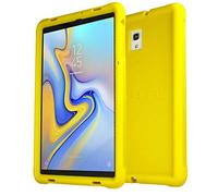 TECHGEAR Coque Bumper Compatible pour Samsung Galaxy Tab A 10,5 (SM-T590) Coque de Protection Caoutchouc Résistante aux Chocs avec Bords et Coins Renforcés + Film de Protection Écran [Jaune]