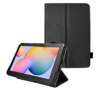 TECHGEAR Coque Cuir Compatible avec Samsung Galaxy Tab S6 Lite 10.4 Pouces (SM-P610/P613/P615/P619/P620/P625) Housse de Protection en Cuir PU avec Support Stand et Prise Main [Noir]