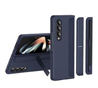 TECHGEAR Coque de téléphone Galaxy Z Fold 4, [support interchangeable pour stylo/béquille] [cadre d'écran avant] Coque de protection intégrale ultra fine en polycarbonate rigide pour Samsung Galaxy Z
