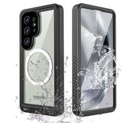 TECHGEAR Coque étanche pour Samsung Galaxy S25 Ultra, IP68 360 °, résistante aux chocs, à la poussière, compatible avec protecteur d'écran et d'appareil photo intégrés, coque de protection magnétique
