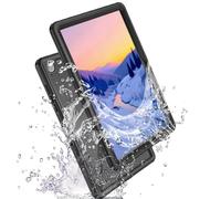 TECHGEAR Coque étanche pour Samsung Galaxy Tab A9 Plus (SM-X210 / SM-X215) [Poseidon Case] Coque fine et robuste résistante aux chocs étanche avec protection d'écran intégrée, support et sangle